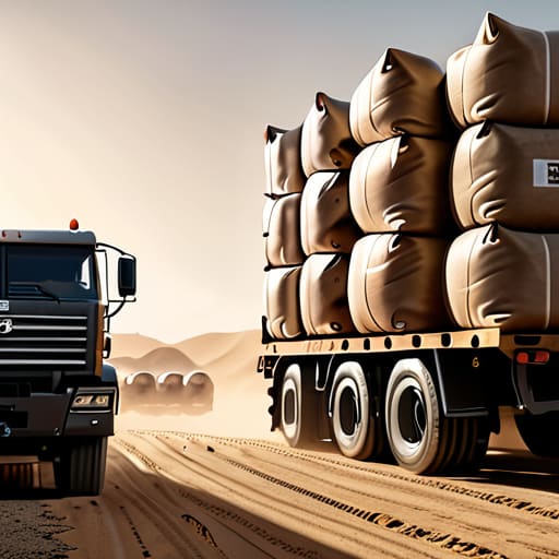 Describing visual elements to prove the cargo exists.
