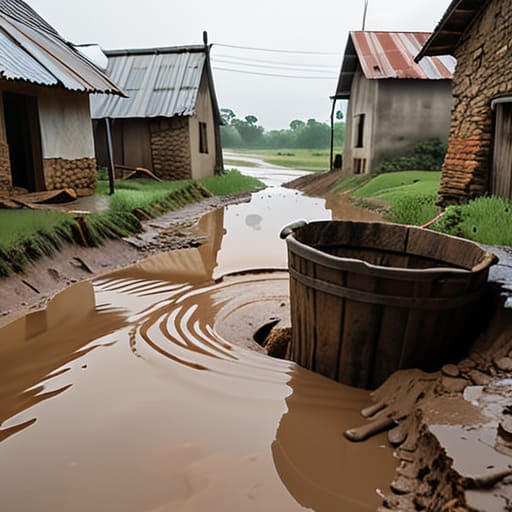 The Epidemiology of Waterborne Diseases map.