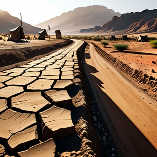 The Reality on the Ground: cracked asphalt.
