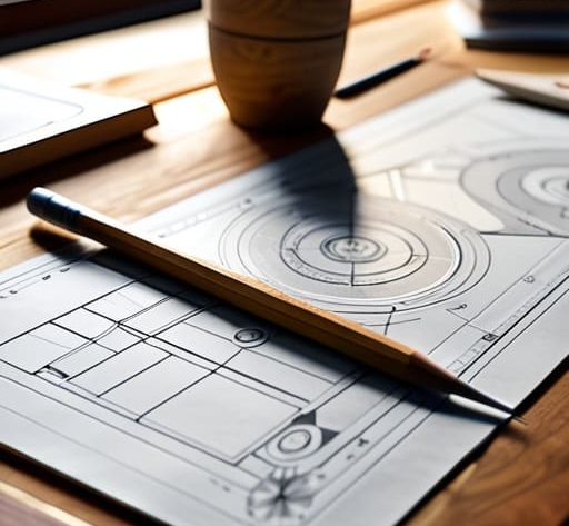 Showing how a development project is designed.