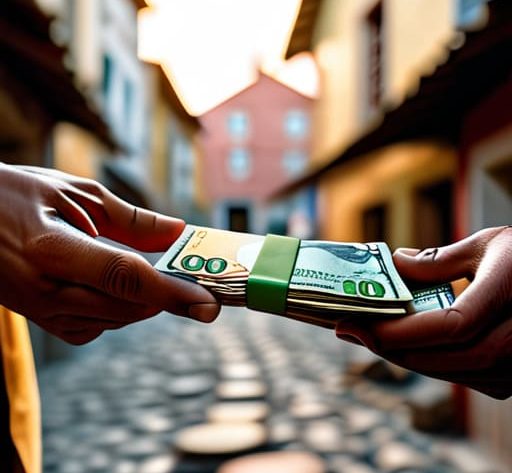 Explaining how cash transfers work directly.
