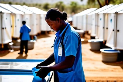 How cholera outbreaks are controlled in camps.
