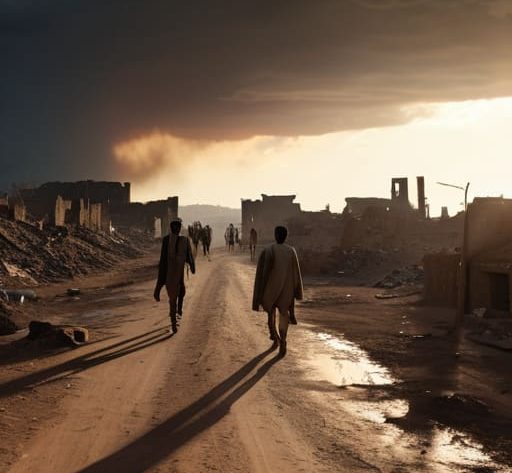Explaining what a humanitarian corridor is.